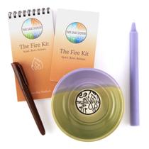The Fire Kit Faça deste um verão de autocuidado Queime pensamentos negativos para aliviar o estresse e curar Kit de cuidados de duas irmãs Sage