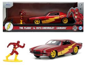 The Flash e 1973 Chevrolet Camaro - DC Comics - Hollywood Rides - 1/32 - Jada