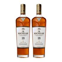 The Macallan Single Malt Whisky 18 anos Sherry Oak Cask 2x 700ml