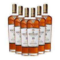 The Macallan Single Malt Whisky 18 anos Sherry Oak Cask 6x 700ml