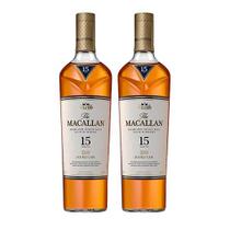 The Macallan Single Malt Whisky Escoces 15 anos Double Cask 2x 700ml