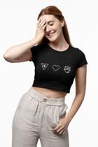 The Neighbourhood - Símbolos - Cropped Top The Neighbourhood - Símbolos - Cropped Top