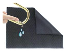 The Original Spit Catcher da Brasstache - Para instrumentos de latão/sopro, almofada de tecido ultraabsorvente e à prova de vazamentos, de várias camadas para esvaziar sua saliva, embalada automaticamente... (única)