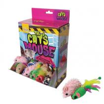 The pets brasil brinquedo cat toy ratinhos mistos displ c/48 unid The pets brasil brinquedo cat toy ratinhos mistos displ c/48 unid