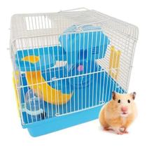 The pets brasil gaiola hamster happy home completa azul - un