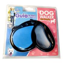 The pets brasil guia retratil fita high premium 3m 25kg - azul The pets brasil guia retratil fita high premium 3m 25kg - azul