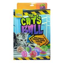 The peys brasil caixa brinquedos cat toy bolinhas mistas displ c/48 - un The peys brasil caixa brinquedos cat toy bolinhas mistas displ c/48 - un