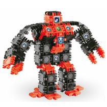 THE ROBOTS MINIBOT CLIC &amp LIG ROBÔ PARA MONTAR - PLASBRINK 91 PEÇAS