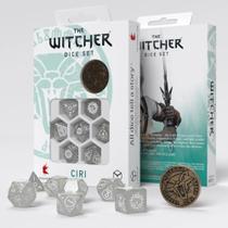 The Witcher Dice Set Ciri The Lady of Space and Time para RPG (Kit 7 Dados)