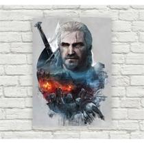 The Witcher - Placa Decorativa - 28x20 - cm