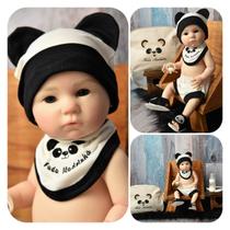 Theo Babador Boneco Bebe Reborn Silicone Menino 22