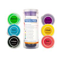 Therapy Putty FlintRehab Quality para crianças e adultos, pacote com 6 unidades de 180 ml Therapy Putty FlintRehab Quality para crianças e adultos, pacote com 6 unidades de 180 ml