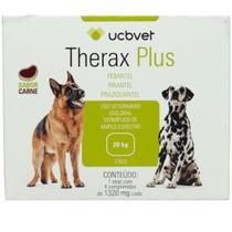 Therax Plus 1320mg Com 4 comprimidos UCBVET Therax Plus 1320mg Com 4 comprimidos UCBVET