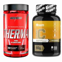 Therma Pro 120 Caps Integral + Vitamina C 120 Caps Growth