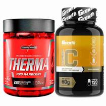 Therma Pro 60 Caps Integral + Vitamina C 120 Caps Growth - IntegralMedica