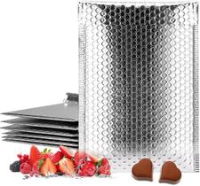 Thermal Bubble Mailer QIQIDAI 20x28cm Pacote com 10 à prova d'água