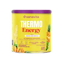Thermo Energy Pré Treino Sabor Abacaxi com Hortelã 300g Sanavita Thermo Energy Pré Treino Sabor Abacaxi com Hortelã 300g Sanavita