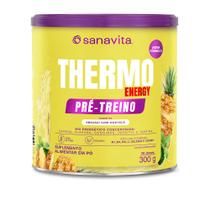 Thermo Energy Sanavita - Abacaxi Com Hortelã Pré Treino 300g