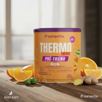 Thermo Energy Suplemento Pré Treino Sanavita 300g Laranja Thermo Energy Suplemento Pré Treino Sanavita 300g Laranja