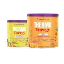 Thermo Energy (Termo Pré-Treino ) Sabor Laranja e Abacaxi com Hortelã de 300g-Sanavita