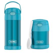 Thermos Funtainer Pote Com Colher E Garrafa ul Turquesa