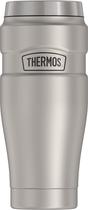 Thermos Inoxidável Rei SK1005 Copo de Viagem Isolado a Vácuo, 16 Onças, Aço Inoxidável