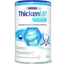 Thickenup Clear 125g Nestle Espessante e Gelificante Lata Deglutição Segura Alterar Instantaneamente a Textura