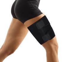 Thigh Wraps Support Supergear Adjustable Compression Black