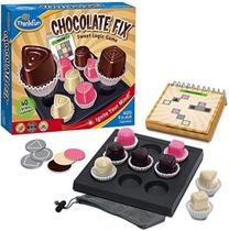ThinkFun Chocolate Fix - Jogo Lógico Premiado e BRINQUEDO STEM Para Idade 8 e Até Base Vermelha, 8.875 x 8.0 H x 2.5 D - Think Fun