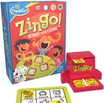 ThinkFun Zingo Bingo Award Winning Preschool Game for Pre-Readers and Early Readers Age 4 and Up - Um dos jogos de tabuleiro mais populares para meninos e meninas e seus pais, Amazon Exclusive Version