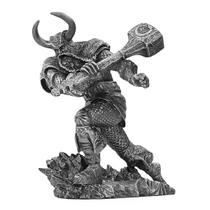 Thor Deus Nórdico Filho Odin Enfeite Resina Estátua 22 cm Thor Deus Nórdico Filho Odin Enfeite Resina Estátua 22 cm