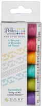 Thread Sulky Sampler, 12 unidades de algodão, pequenas cores brilhantes, 6 unidades Thread Sulky Sampler, 12 unidades de algodão, pequenas cores brilhantes, 6 unidades