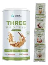 Three Protein Whey Protein Vegano 540g Central Nutrition Torta de Maça - C/amostra Three Protein Whey Protein Vegano 540g Central Nutrition Torta de Maça - C/amostra