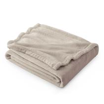 Throw Blanket Bedsure Fleece para sofá Oxford Tan 130x150cm