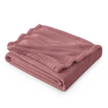 Throw Blanket Bedsure Fleece para sofá rosa 130x150cm