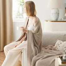 Throw Blanket Bedsure Knit Super Soft 130x150cm marrom