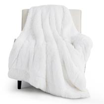 Throw Blanket Bedsure Soft White para sofá, cama 50x60cm