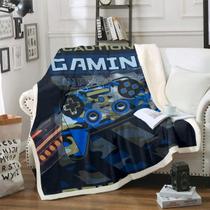 Throw Blanket Erosebridal Gamer Camouflage Gamepad Fleece Twin Throw Blanket Erosebridal Gamer Camouflage Gamepad Fleece Twin