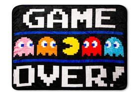 Throw Blanket JUST FUNKY Pac-man Game Over 114 x 152 cm