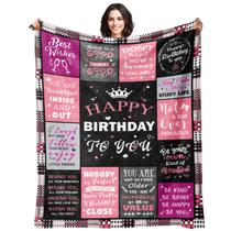 Throw Blanket Sruemiul Decorações de Feliz Aniversário 50x60cm Throw Blanket Sruemiul Decorações de Feliz Aniversário 50x60cm