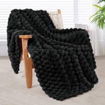 Throw Blanket Whale Flotilla Fluffy Soft Cozy 130 x 150 cm preta Throw Blanket Whale Flotilla Fluffy Soft Cozy 130 x 150 cm preta