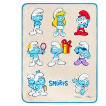 Throw Franco Collectibles Smurfs Super Soft 117 cm x 152 cm