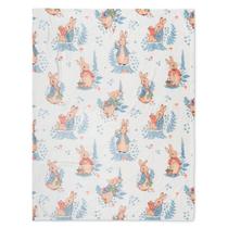 Throw Franco Peter Rabbit Book Easter Kids 46x60 polegadas Throw Franco Peter Rabbit Book Easter Kids 46x60 polegadas