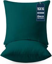 Throw Pillows Utopia Bedding Dark Teal 40x40cm Pacote com 2