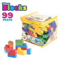 Thuco Blocks Mochila com 99 blocos coloridos - Samba Toys