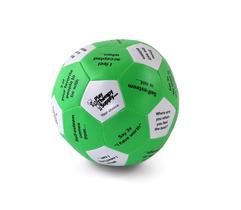 Thumball PlayTherapy Supply Self Esteem de 15 cm de espuma verde/branca