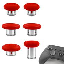 Thumbsticks Dakexiong para Xbox Elite Series 2 em metal vermelho, 6 em 1 Thumbsticks Dakexiong para Xbox Elite Series 2 em metal vermelho, 6 em 1