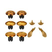 Thumbsticks De Metal Para Controlador PS5 Edge 2024 4 Paddles Traseiros Botões De Gatilho Acessórios