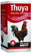 Thuya Avícola Simões 20 Ml - Verrugas Pelotas Bouba Em Aves