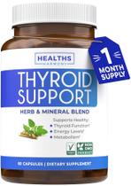 Thyroid Support Health Harmony Improve a energia e o humor 60 cápsulas